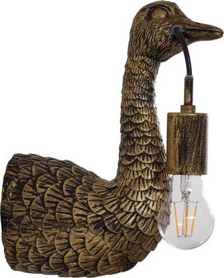 Produktbild von Lindby Wandleuchte Nirvathia, Strauß, messingfarben, Metall