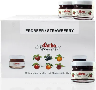 Produktbild von d’arbo Naturrein Konfitüre 60 St.