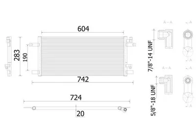 Immagine prodotto di Condensatore, impianto di climatizzazione MAHLE AC 913 000S