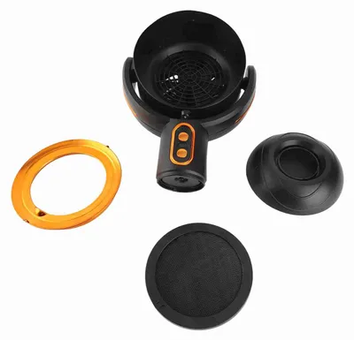 Produktbild von Tragbare Desktop-Dunstabzugshaube, negative Ionen, 2 Geschwindigkeiten, abnehmbarer Filter, Ölauffangbecher, Küchenabluftventilator für Innengrill, Ho