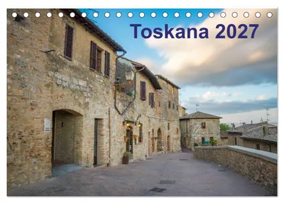 Produktbild von Toskana - 2027 (Tischkalender 2027 DIN A5 quer), CALVENDO Monatskalender