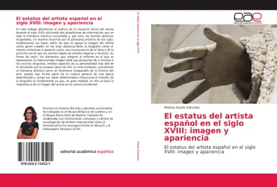 Produktbild von El estatus del artista español en el siglo XVIII: imagen y apariencia