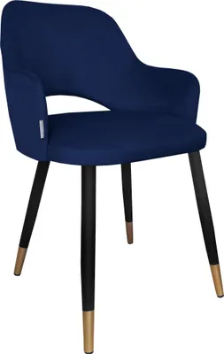 Zdjęcie produktu dla Krzesło Milano noga czarna/złota MG16