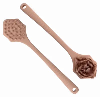 Produktbild von PARSA Beauty Wellness Silikon-Badebürste 2-in-1 Massage Sanftes Peeling