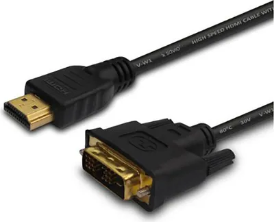 Obrázok produktu pre Savio cl-10 dvi 18+1 19pin hdmi cable adapter schwarz