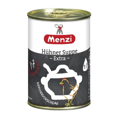 Immagine prodotto di Zuppa di pollo Menzi extra 1:7, 400ml