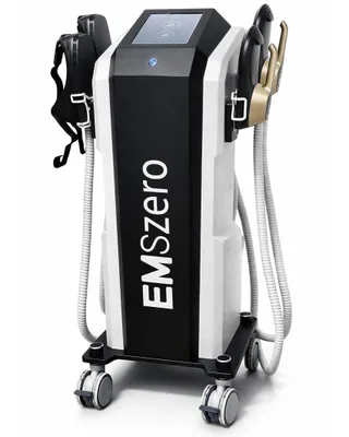 Obrázok produktu pre EMSzero EMS Muscle Stimulator Full Body Professional | Zariadenie na tvarovanie tela so 4 aplikátormi | Muscle Building Butt Trainer | EMS Stimulátor brušných svalov