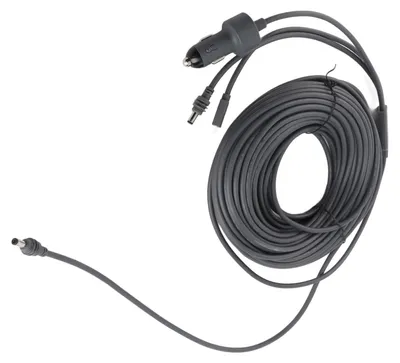 Image de Câble d'alimentation 3 en 1 avec fiche mâle CC vers adaptateur de chargeur de voiture Type C PD100W pour mini-satellite, 20 mètres / 65,6 pieds