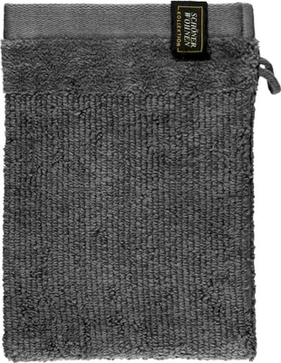 Produktbild von SWK Waschhandschuh 6er Set anthrazit - 16 x 21 cm