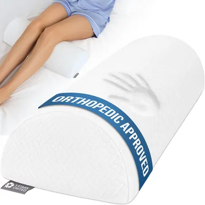 Produktbild von Bein- und Kniekissen aus Visco-Schaum, ergonomisch, 52×20×11 cm, für Seitenschläfer