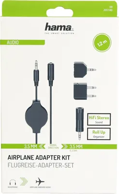 Image de Kit adaptateur de voyage en avion 4 pièces