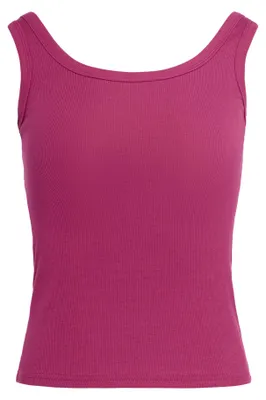 Produktbild von Damen Spitze Top mit Rundhalsausschnitt und bequemen Trägern, Rosa, Größe XS