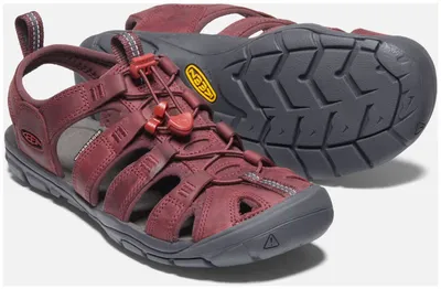 Produktbild von Keen Clearwater Cnx Leather Wine/Red Dahlia Größe EU 39,5