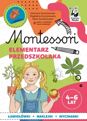 Zdjęcie produktu dla Elementarz przedszkolaka 4-6 lata. Montessori