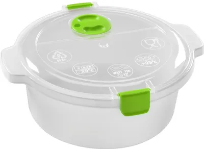 Obrázok produktu pre Dóza Do Mikrovlnnej Rúry S Vekom 1,4L, Plast, 19X