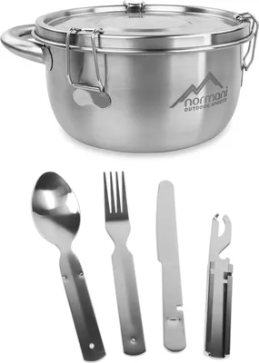 Produktbild von normani Camping Geschirrset Foodcontainer und Essbesteck