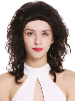 Produktbild von WIG ME UP Perücke Echthaar Dunkelbraun Lace-Front Gewellt Volumen RGH-6889GA-HH-MF-NATURE