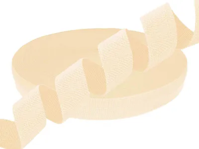 Gurtband Polyester 10m PES Trägerband Riemen Tragband 30mm breit creme
