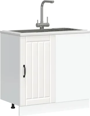 Produktbild von Möbel Küchenunterschrank Lucca Weiß Holzwerkstoff - Küchenschränke &55894