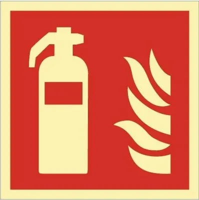 Produktbild von Brandschutzzeichen DIN EN ISO 7010 L200xB200mm Feuerlöscher Ku.