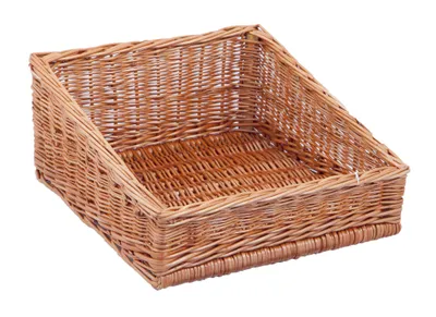 Produktbild von Regalkorb, braun, 40x40x10x20cm, Thekenkorb, Brötchenkorb, Brotkorb
