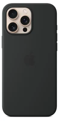 Produktbild von Apple iPhone 16 Pro Max Silikon Case mit MagSafe, schwarz