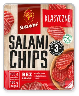 Produktbild von Salami-Chips klassisch 60 g – Salami z Dębicy