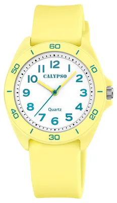 Produktbild von Calypso Jugend Analog Uhr Fashion Silikon Armbanduhr hellgelb UK5833/1