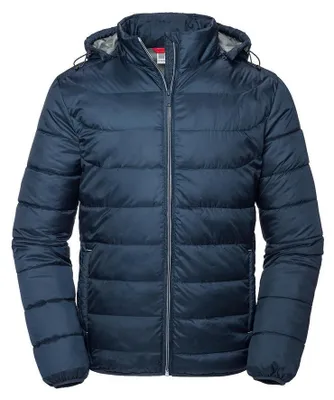 Produktbild von Russell - "Nano" Steppjacke mit Kapuze für Herren FK2823 (L) (Dunkelblau)