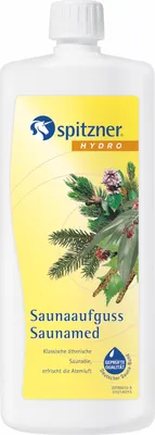 Produktbild von Spitzner Saunamed 1 Liter Hydro Saunaaufguss Sauna Aufgusskonzentrat 1000 ml