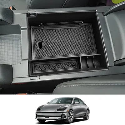 Image de Organisateur de console centrale, boîte de rangement pour Hyundai Ioniq 6, modèles 2023-2024