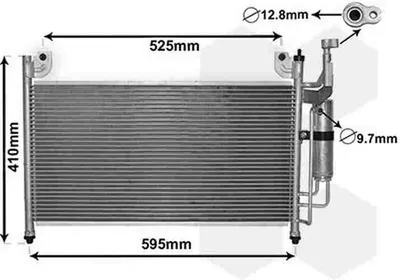 Immagine prodotto di Condensatore aria condizionata Van Wezel per Mazda 2