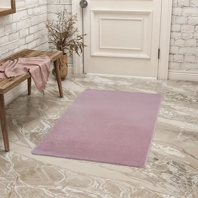 Obrázek produktu pro Teppium Pratelný Koberec s Krátkým Vlasem Protiskluzový a Měkký Moderní Jednobarevný Design do Obývacího Pokoje Ložnice, Velikost: 60x100 cm