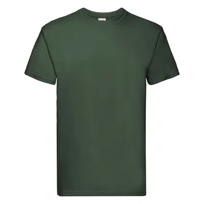 Produktbild von Fruit Of The Loom Herren Super Premium Kurzarm T-Shirt BC333 (2XL) (Flaschengrün)