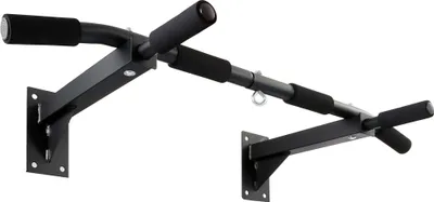 Produktbild von LUXTRI Klimmzugstange zur Wandmontage bis 200 kg, Klimmzug Stange aus Stahl mit gepolsterten Griffen, Fitness Zubehör Pull Up Bar für Training zu Hause, Trainingsstange für verschiedene Sportübungen