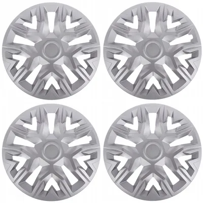 Immagine prodotto di NRM The Best 15'' coprimozzo universali argento 4 pezzi