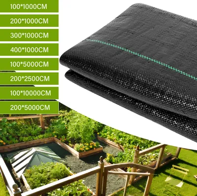 Produktbild von Jayseuw 50m² Unkrautvlies Gartenvlies Schutzvlies 100g/m² Wasserdurchlässig Reißfest - 100x500cm
