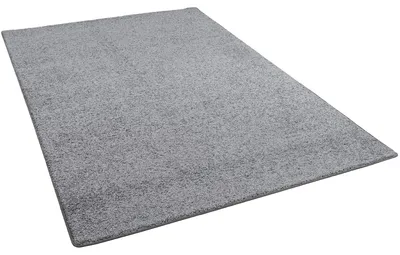 Produktbild von Hochflor Velours Teppich Weich Modern Einfarbig, Größe:160x200 cm, Farbe:Grau