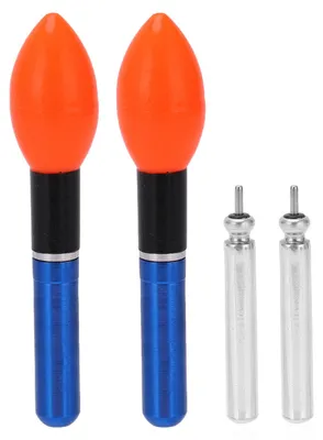 Immagine prodotto di 2pcs LED pesca galleggianti e Bobbers plastica notte bagliore luci galleggianti accessoriBlu