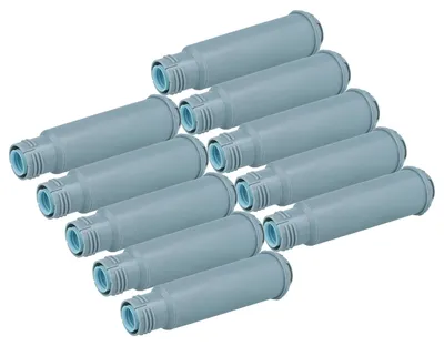 Produktbild von vhbw 10x Wasserfilter Filter kompatibel mit Gaggenau CM 210-110/06, CM 210-110/05, CM 210-110/04 Kaffeevollautomat, Espressomaschine Grau