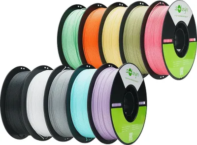 Obrázok produktu pre filament pre 3D tlačiarne, priemer 1,75 mm, ekologický materiál, 10 kg zmiešanej farby