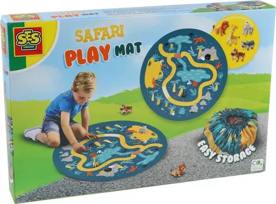 Produktbild von SES creative Safari Spielmatte und Aufräumsack 2 in 2