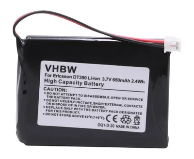 Produktbild von vhbw Akku kompatibel mit Avaya DECT 3720 schnurlos Festnetz Telefon (650mAh, 3,7V, Li-Ion)