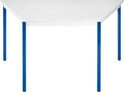 Produktbild von SODEMATUB Mehrzwecktisch lichtgrau, blau Trapezform, Vierkantrohr blau, 60,0/120,0 x 60,0 x 74,0 cm