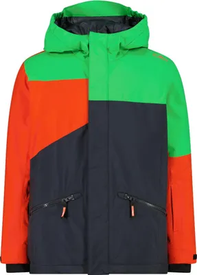 Produktbild von CMP Kinder Skijacke Clima Protect mit Kapuze grau 116