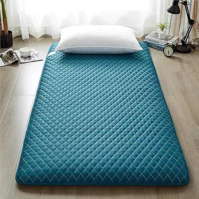 Imagen del producto de Colchón de tatami plegable japonés, colchón de futón para el suelo, cama plegable, colchón de camping portátil, alfombra antideslizante para el suelo, sofá cama, 1,100x200cm