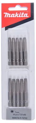 Immagine prodotto di Punte Makita T27x50, 10 pezzi P-72702