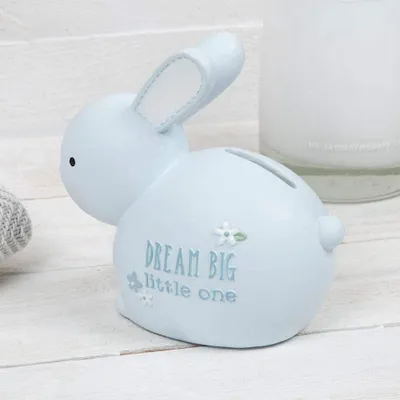 Produktbild von Petit Cherie Schöne Spardose für Jungen mit Hasen-Motiv
