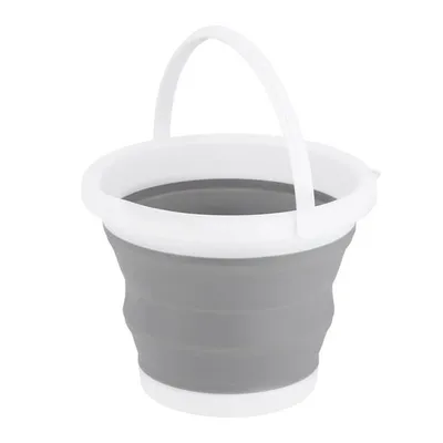 Obrázek produktu pro Skládací kbelík NILS Camp NC1783 šedý 5 l