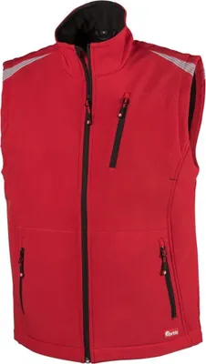 Produktbild von Fortis Weste Herren 24 Gr. 4XL rot/schwarz